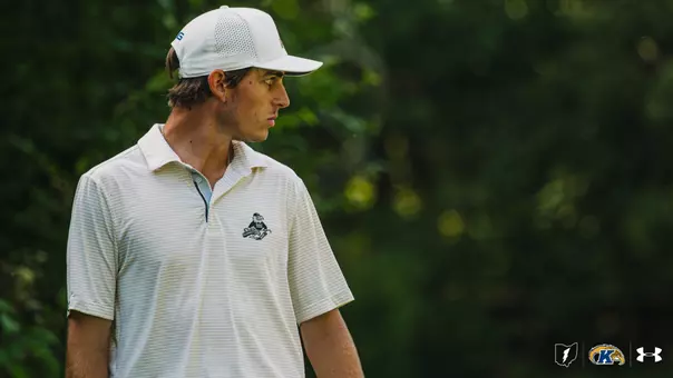 Nolan Haynes looking down the fairway