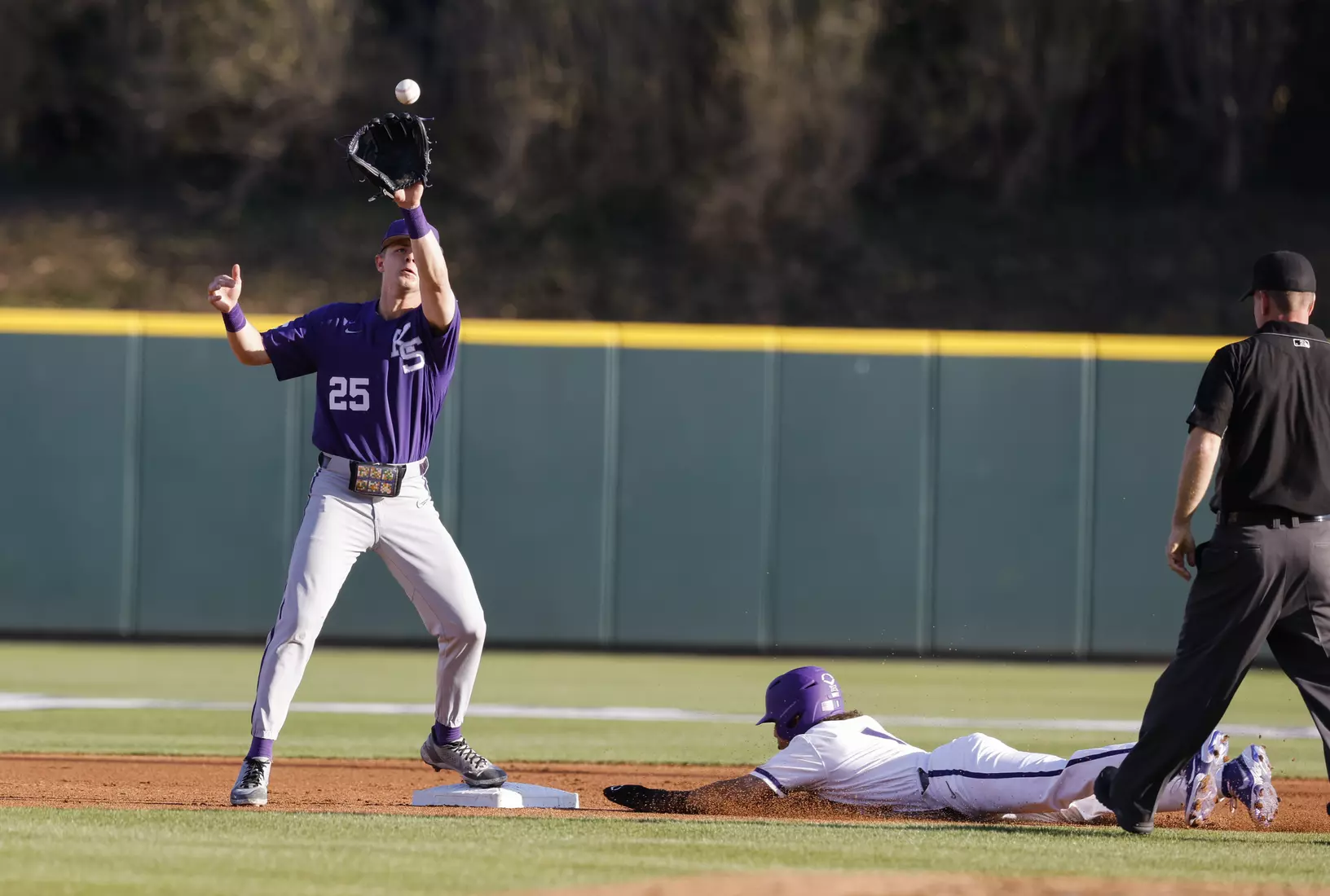 TCU vs Kanas State baseball game 1 in Fort Worth, Texas on March 25, 2022. (Photo by/Sharon Ellman)