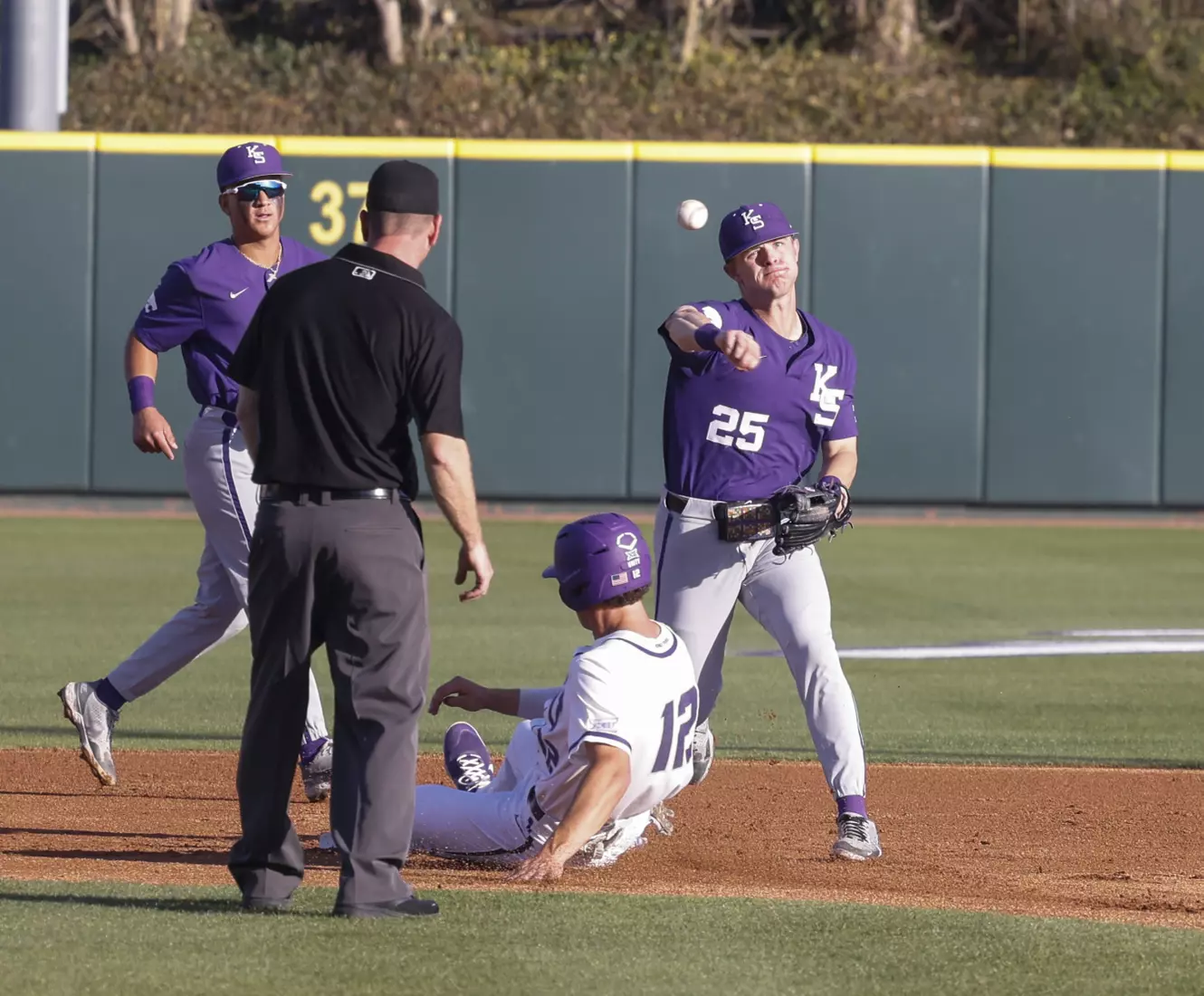 TCU vs Kanas State baseball game 1 in Fort Worth, Texas on March 25, 2022. (Photo by/Sharon Ellman)