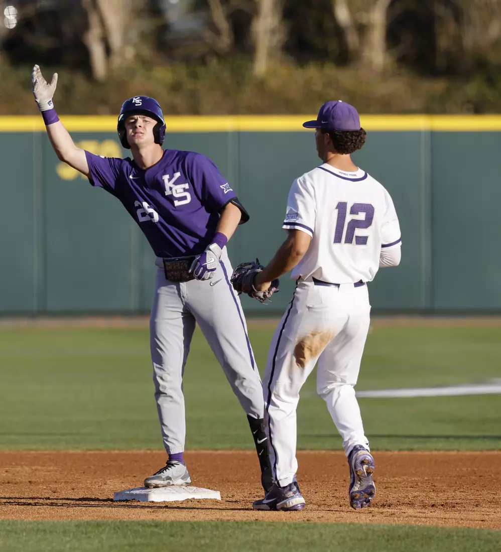 TCU vs Kanas State baseball game 1 in Fort Worth, Texas on March 25, 2022. (Photo by/Sharon Ellman)