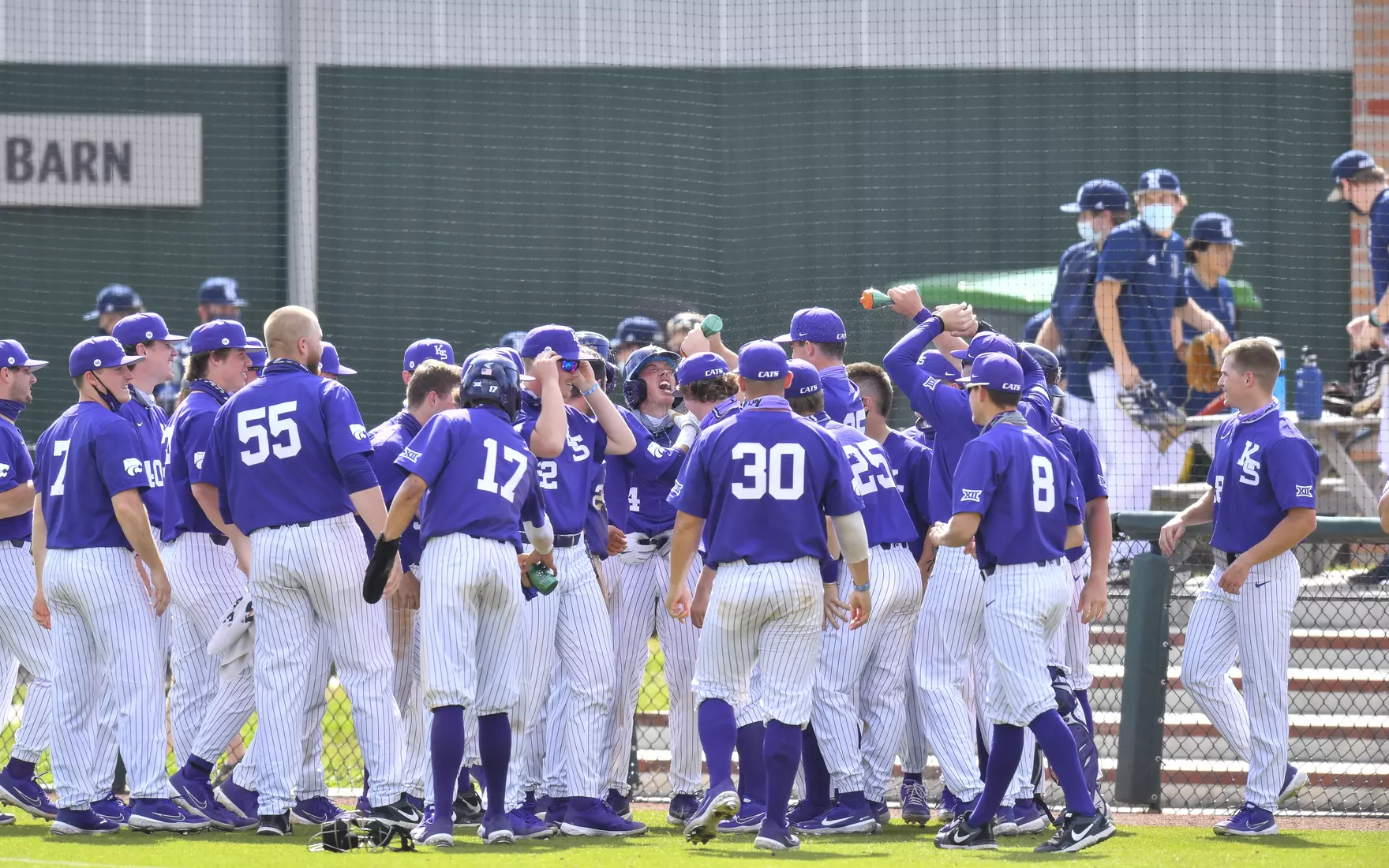 March 12, 2021: During the game three between the Northern Illinois Huskies and the Kansas State Wildcats at Reckling Park in Houston, Texas. (Mandatory Credit: Maria Lysaker | Rice Athletics)