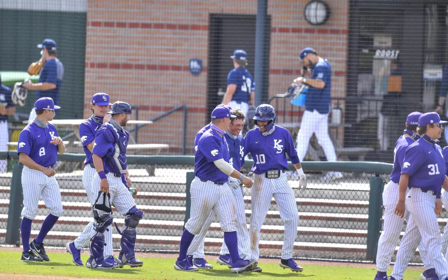 March 12, 2021: During the game three between the Northern Illinois Huskies and the Kansas State Wildcats at Reckling Park in Houston, Texas. (Mandatory Credit: Maria Lysaker | Rice Athletics)