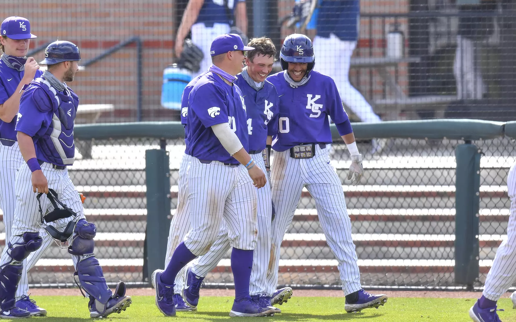 March 12, 2021: During the game three between the Northern Illinois Huskies and the Kansas State Wildcats at Reckling Park in Houston, Texas. (Mandatory Credit: Maria Lysaker | Rice Athletics)