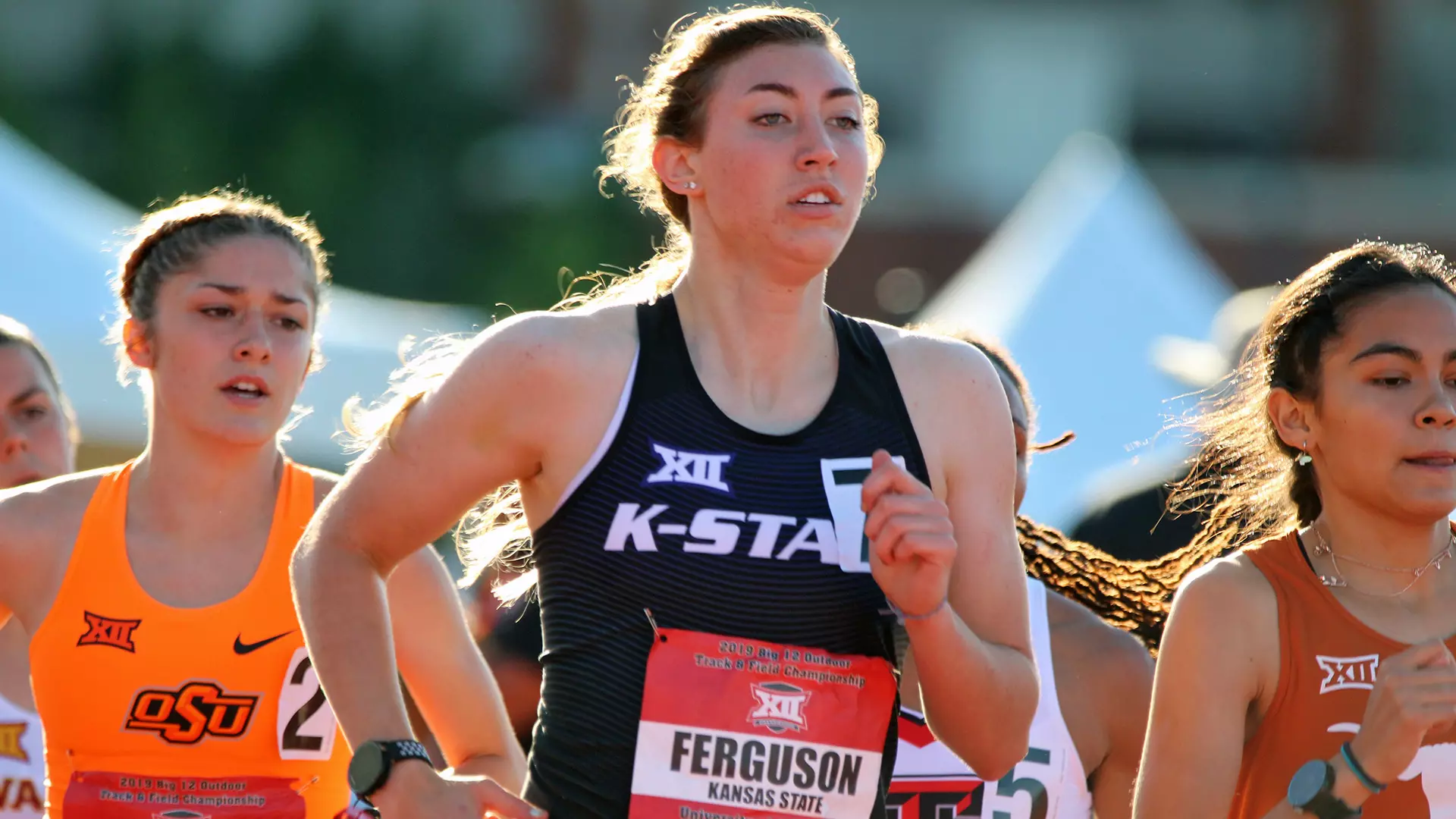 Alex Ferguson | 800 Meters | Topeka, Kan.
In just her freshman campaign as a Wildcat, Alex Ferguson registered the 31st fastest West regional time in the women’s 800 meters, where she ran a 2:06.67 at the National Relay Championships on April 26. Ferguson’s time also ranks in the eighth in the K-State 800 meter record books.
