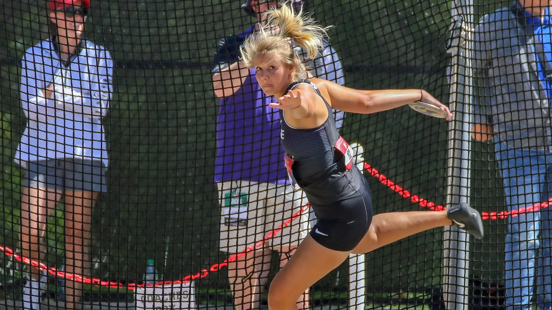 Ashley Petr | Discus, Hammer Throw | Hastings, Neb.
After winning Big 12 Athlete of the Week a week prior, junior Ashley Petr came through with another outstanding performance at the Big 12 Outdoor Championship, throwing a personal best 56.32m/184-09 to place as the runner-up in the event and rank as the No. 11 throw in the West region. Petr’s throw is also the third best in K-State history. Petr also qualifies for the West Prelims in the women’s hammer throw, with a top mark of 58.51m/191-11, which ranks 41st in the region.