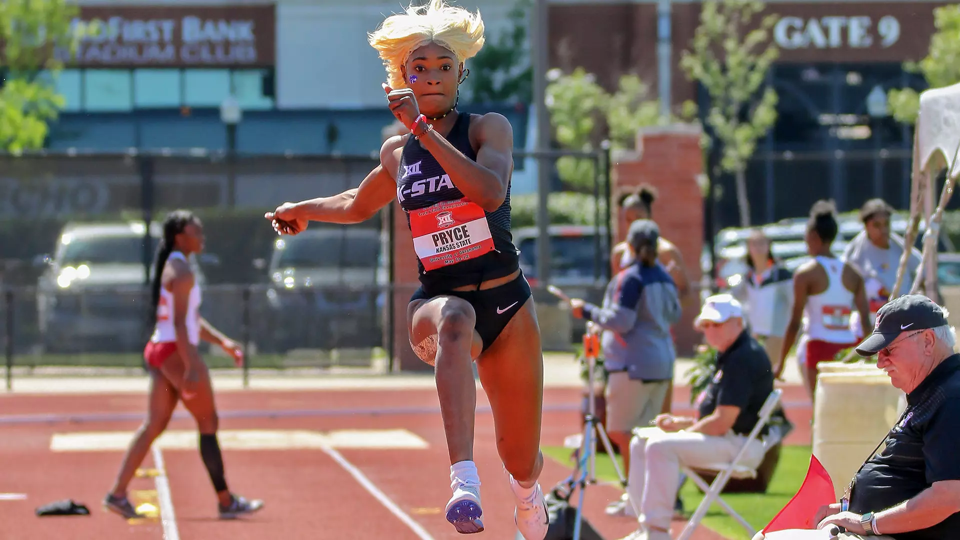 Taishia Pryce | Long Jump | Kingston, Jamaica
Holding the No. 1 mark in the West Region, junior Taishia Pryce looks to find her way to nationals after jumping 6.60m/21-08 (2.4) to win the Texas Relays. The reigning NAIA National Champion at Wiley College went on to win the Big 12 Outdoor title in the long jump in her first year with the Wildcats.