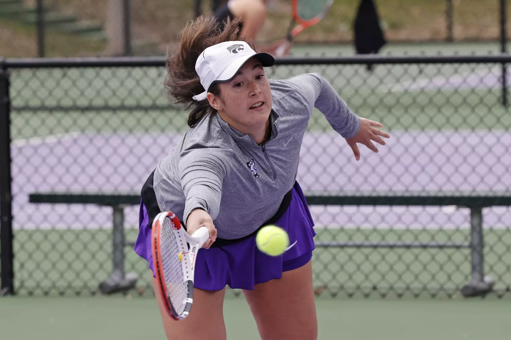 TCU vs Kansas State women’s tennis in Fort Worth, TX on March 13, 2021 Photo by Gregg Ellman
