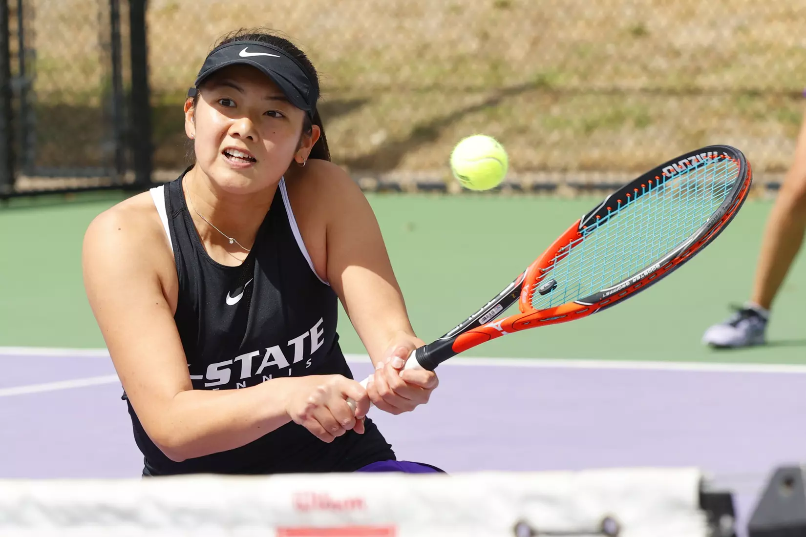 TCU vs Kansas State women’s tennis in Fort Worth, TX on March 13, 2021 Photo by Gregg Ellman