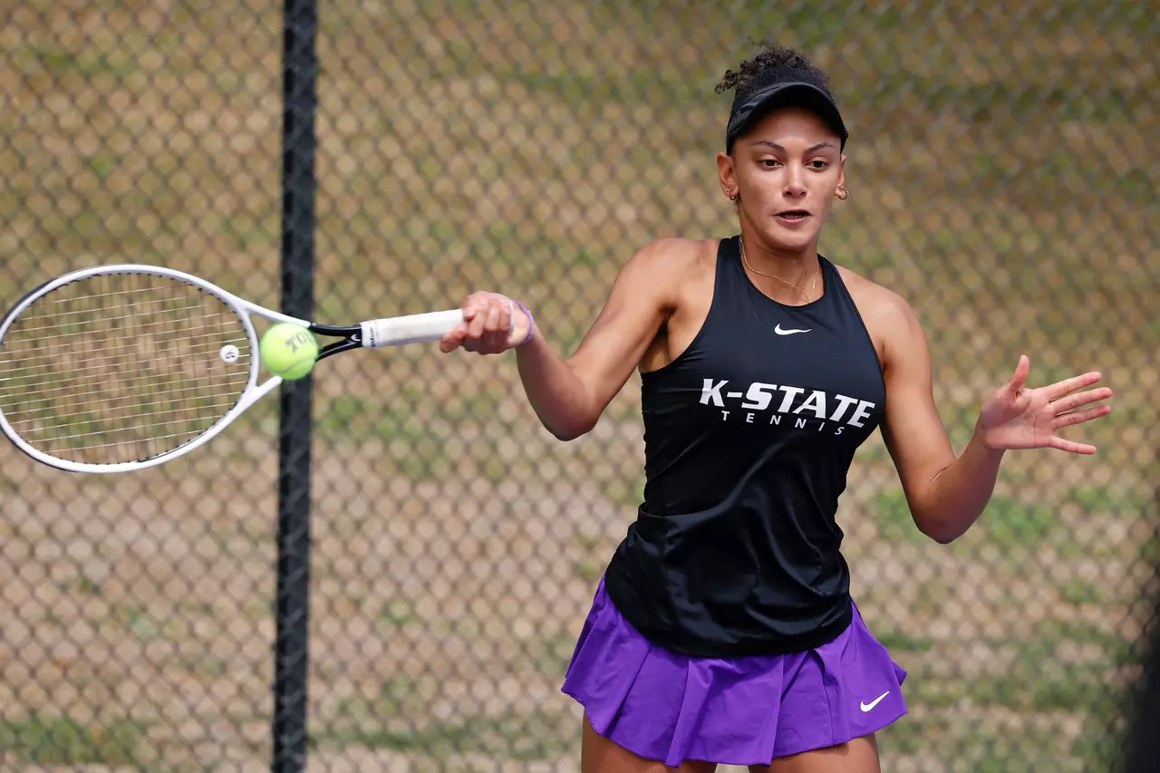 TCU vs Kansas State women’s tennis in Fort Worth, TX on March 13, 2021 Photo by Gregg Ellman