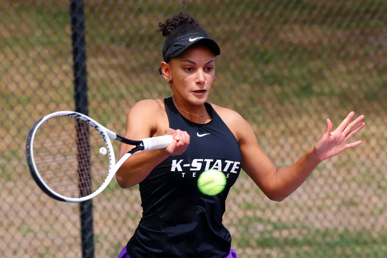 TCU vs Kansas State women’s tennis in Fort Worth, TX on March 13, 2021 Photo by Gregg Ellman