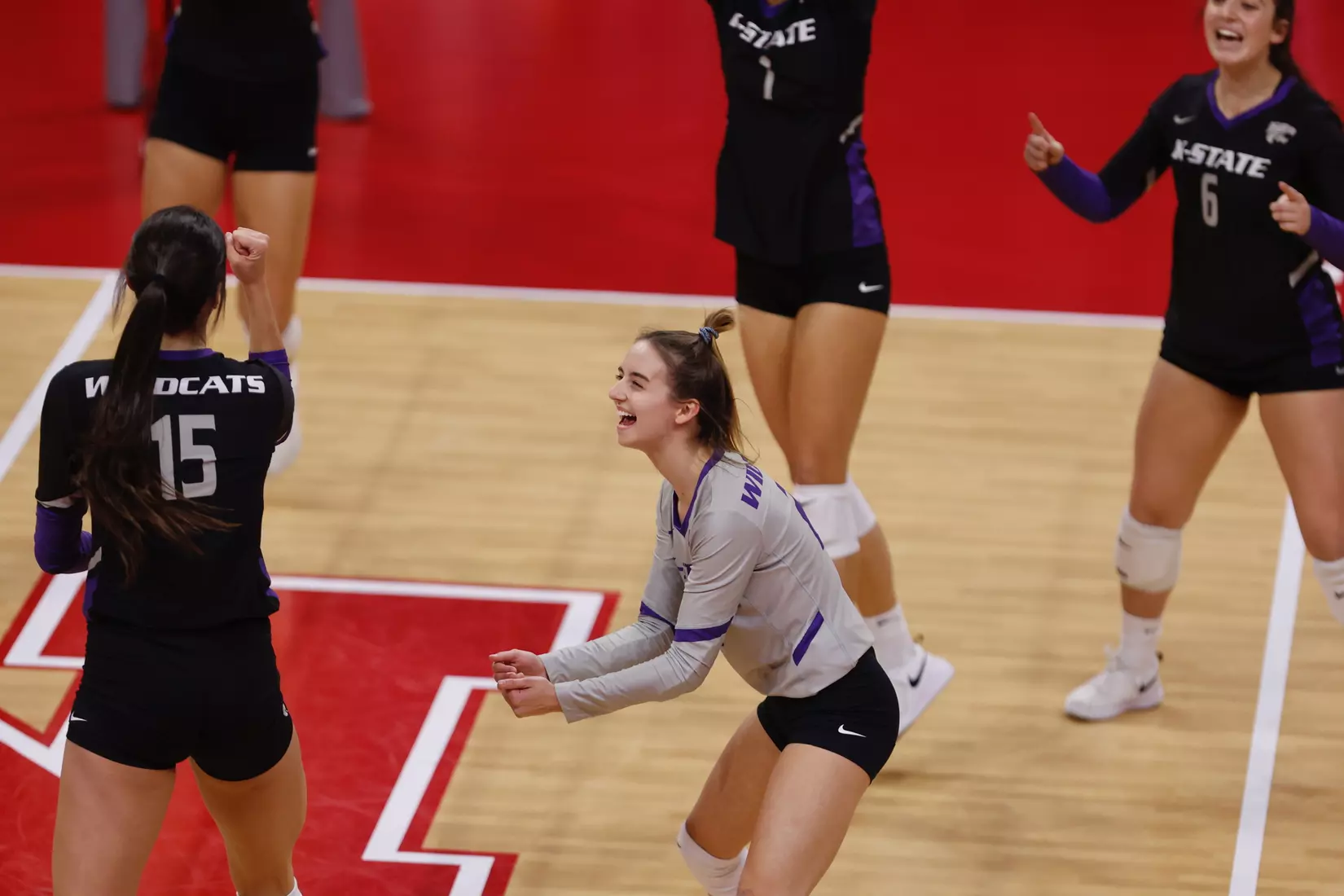 Mackenzie Morris competes against Florida State