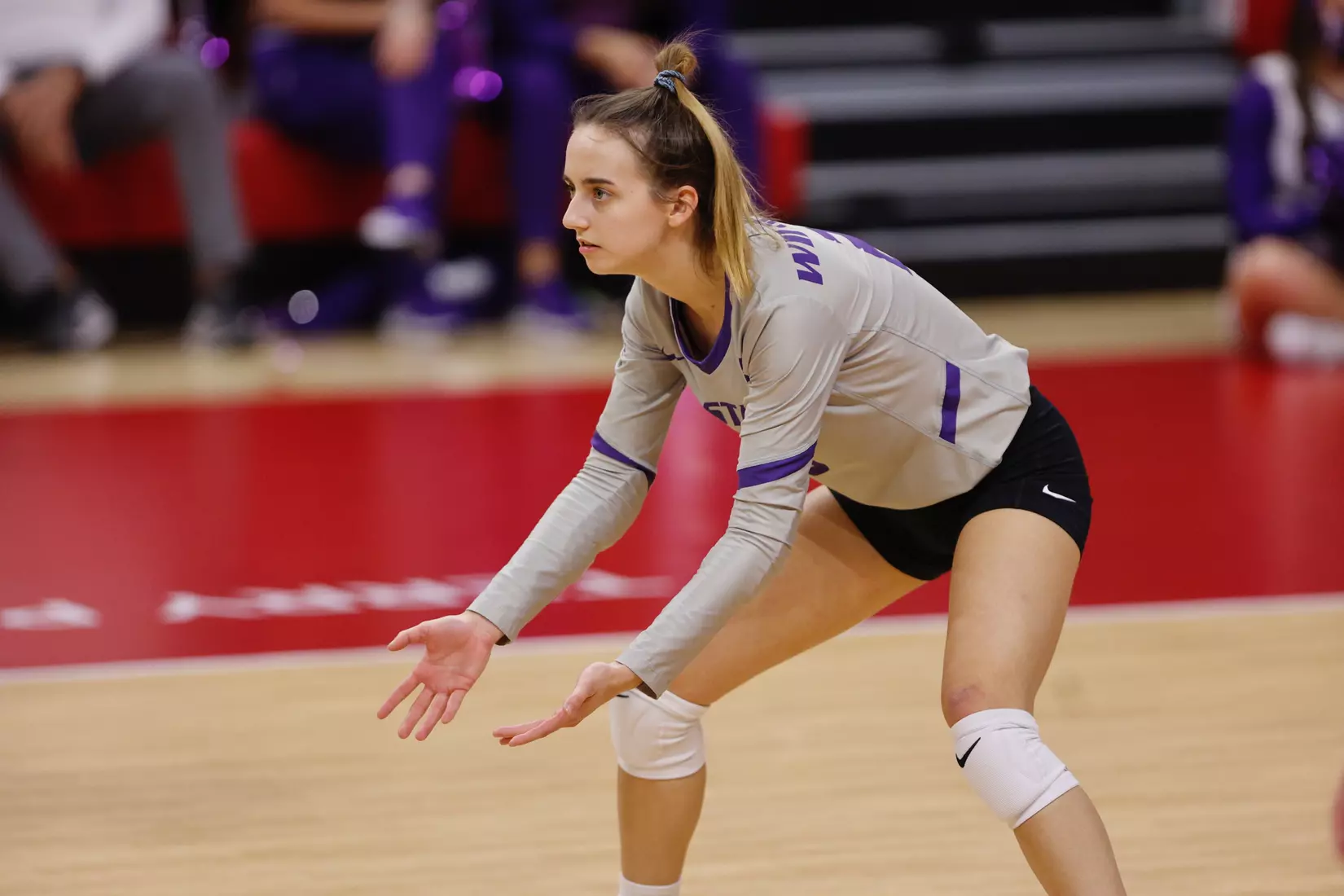 Mackenzie Morris competes against Florida State