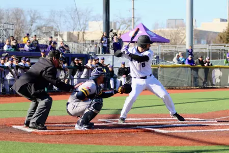 TK McWhertor bats vs. La Salle