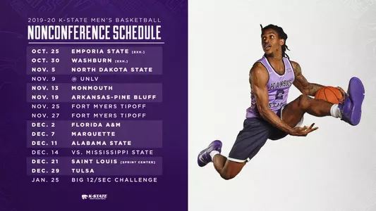 2019-20 Non-Con Schedule Graphic