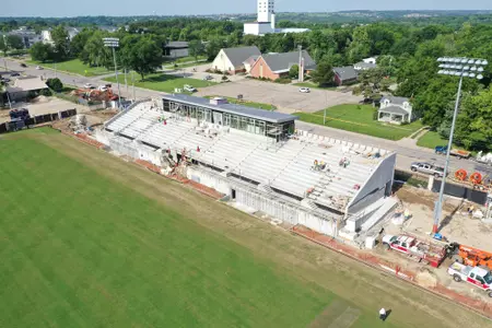 Buser Family Park construction