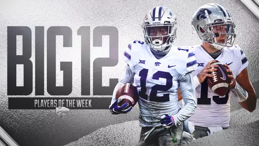 Graphic for Big 12 POTW following TCU