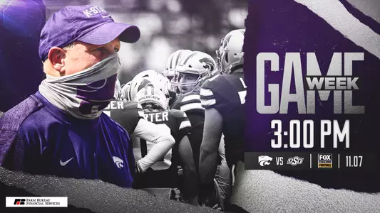Gameweek Graphic for 2020 FB vs Oklahoma State