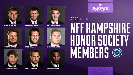 2020 National Football Foundation Hampshire Honor Society Graphic
