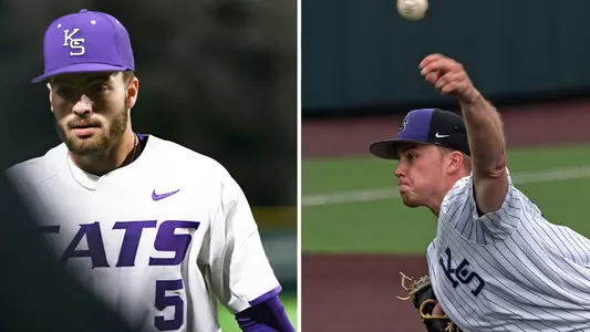 Jordan Wicks and Connor McCullough pitch for the Wildcats