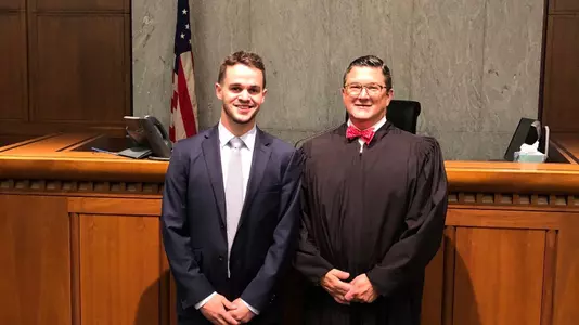 Curry Sexton takes the oath to become an attorney