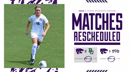 Baylor, TCU matches rescheduled