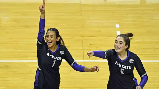 Teana Adams-Kaonohi and Jacque Smith vs. West Virginia - 2021