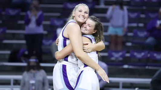 Ashley Ray and Sydney Goodson - Senior Night vs. West Virginia