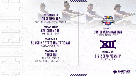 2021 Rowing Schedule