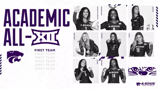 Academic All-Big 12 VB