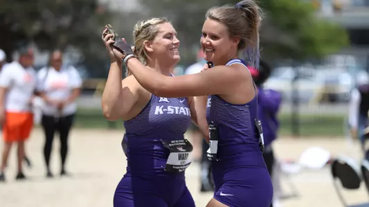 Shaelyn Ward and Ashley Petr - 2021 Big 12 Outdoor Championships