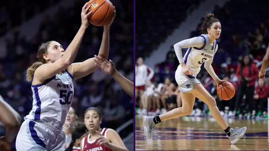 Ayoka Lee and Jaelyn Glenn  - Big 12 Weekly Honors