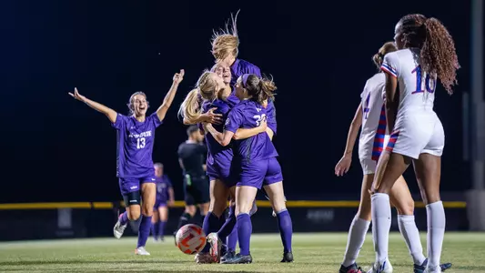 October 21, 2022, Manhattan, KANSAS:K-State Soccer hosts KU at Buser Family Park in Manhattan, KANSAS Friday, October 21, 2022. (Photo by Joshua Strong/Kansas State University Athletics) *** Local Caption ***