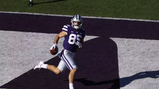 K-State Football vs. Oklahoma State, October 29, 2022. Final score: Kansas State 48, Oklahoma State 0.(Photo by Lathe Cobb/K-State Sports)