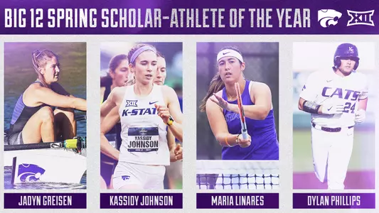 Big 12 Scholar-Athletes of the Year graphic