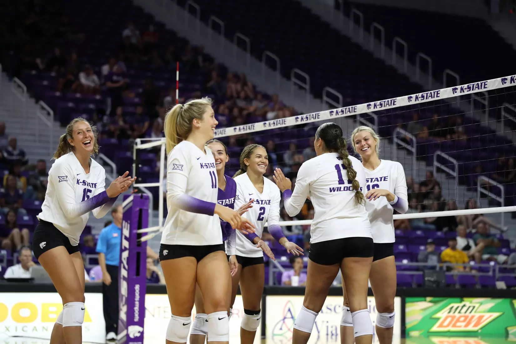 K-State volleyball vs Wayne State