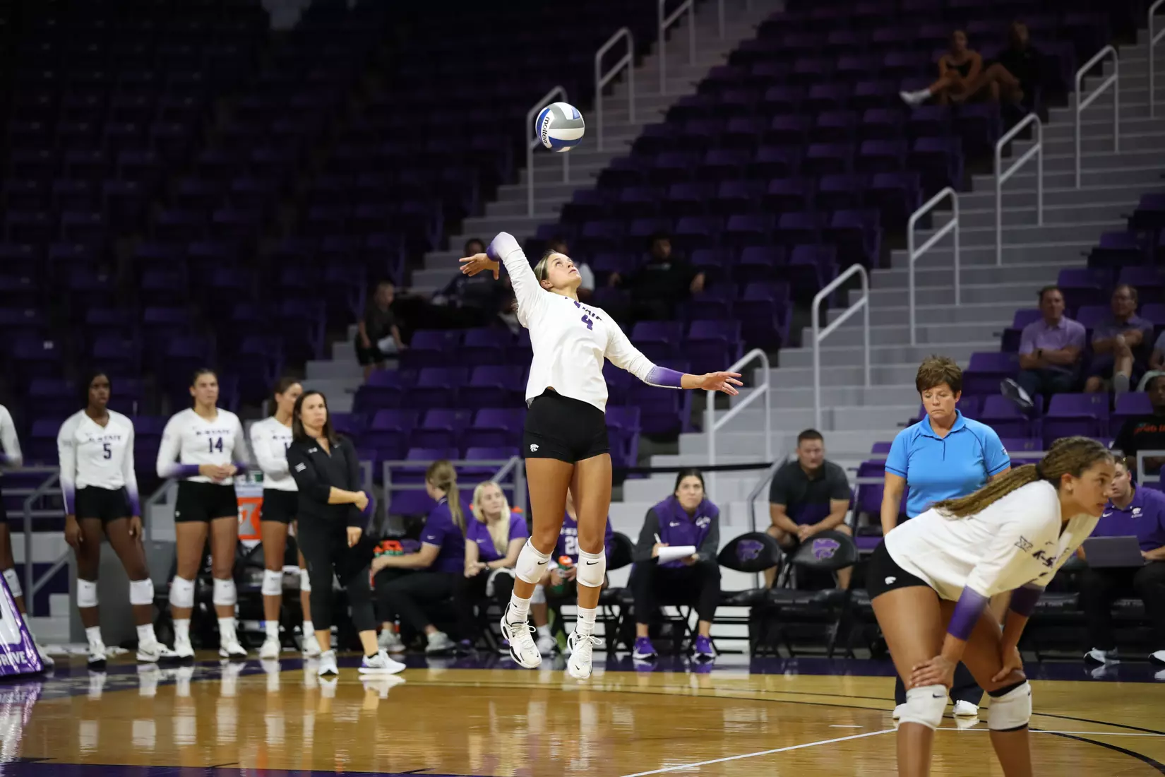 K-State volleyball vs Wayne State