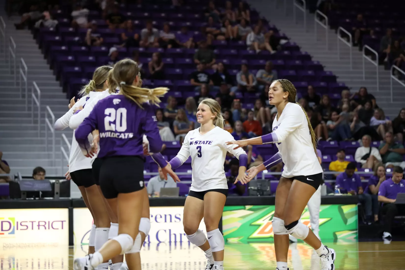K-State volleyball vs Wayne State