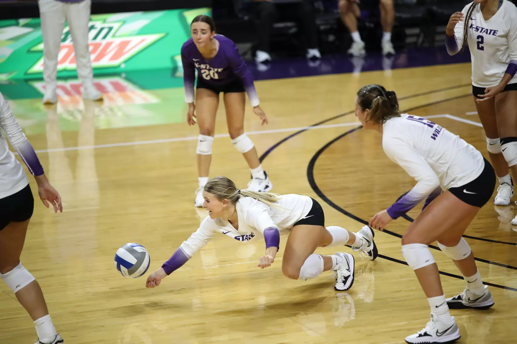 K-State volleyball vs Wayne State
