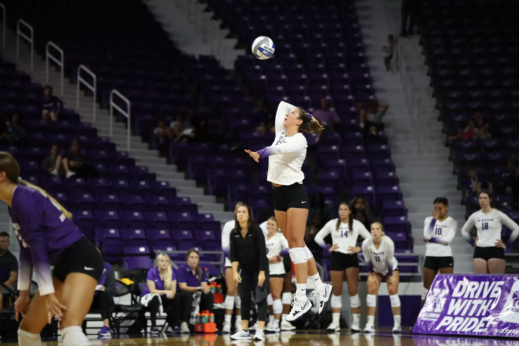 K-State volleyball vs Wayne State