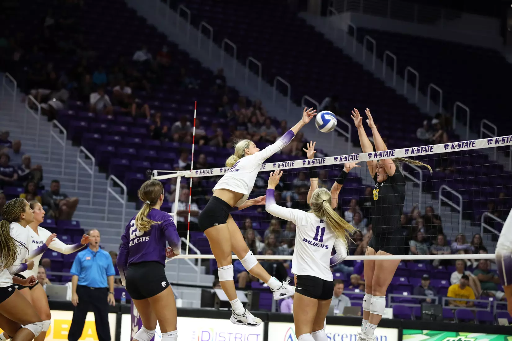 K-State volleyball vs Wayne State