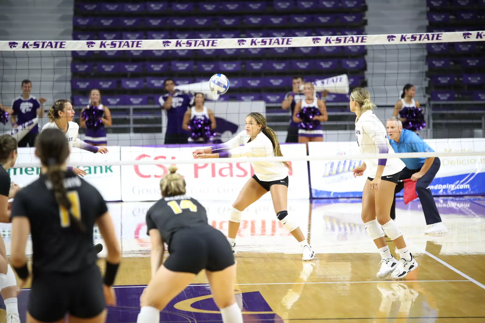 K-State volleyball vs Wayne State
