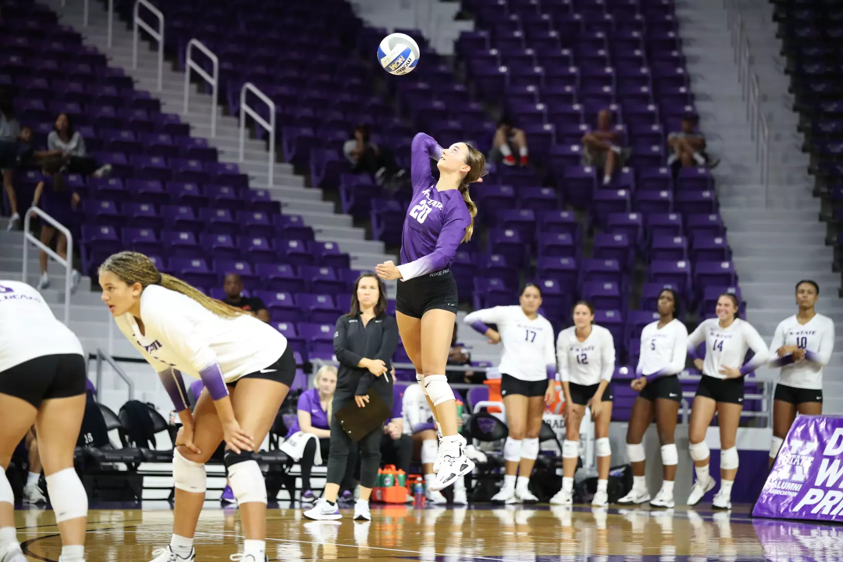 K-State volleyball vs Wayne State