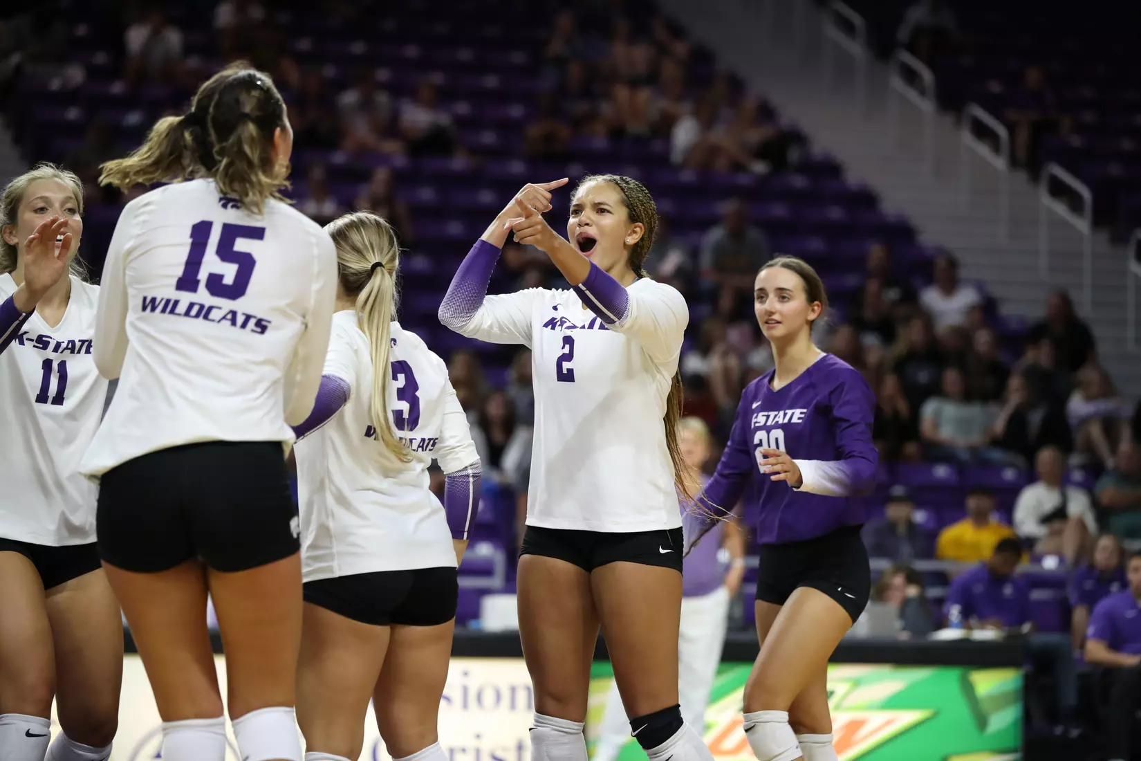 K-State volleyball vs Wayne State