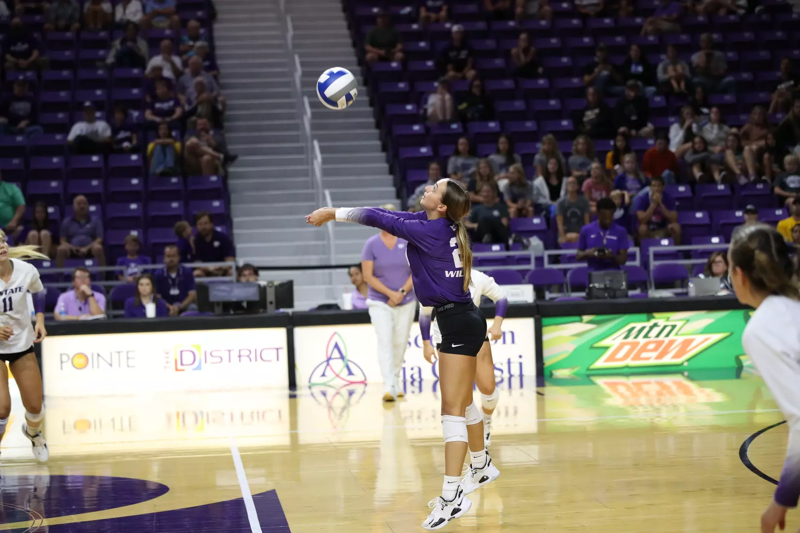 K-State volleyball vs Wayne State