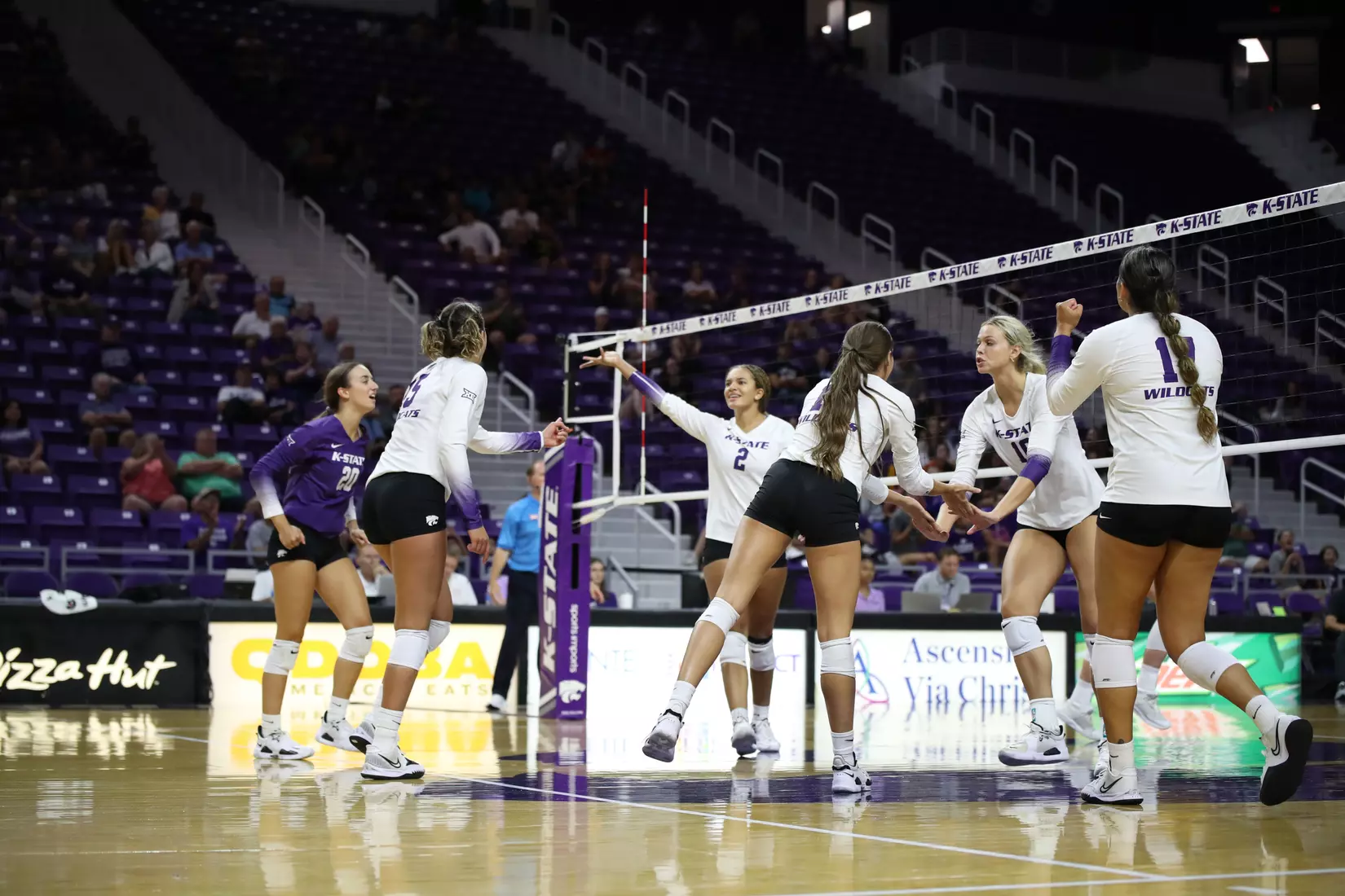 K-State volleyball vs Wayne State