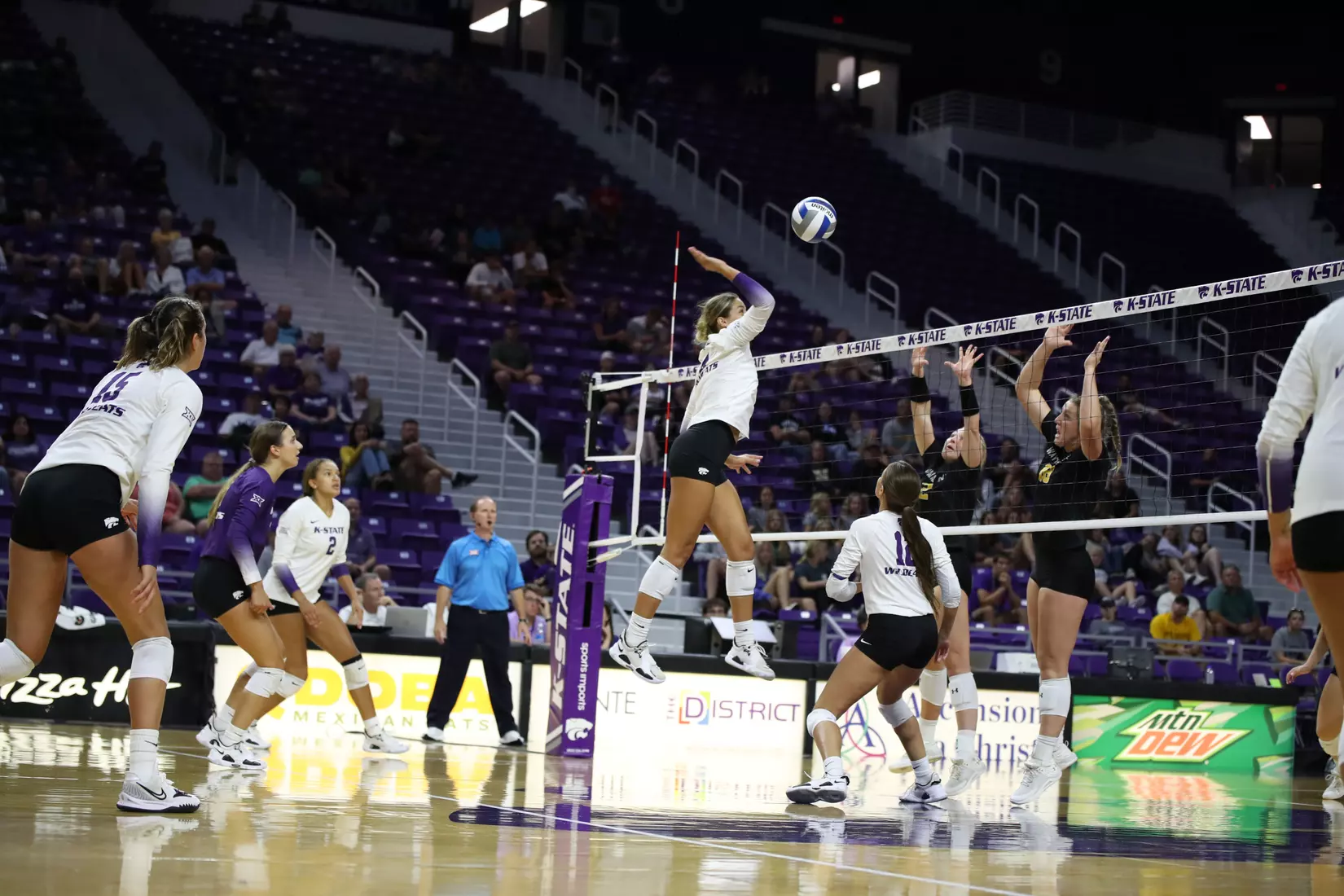 K-State volleyball vs Wayne State