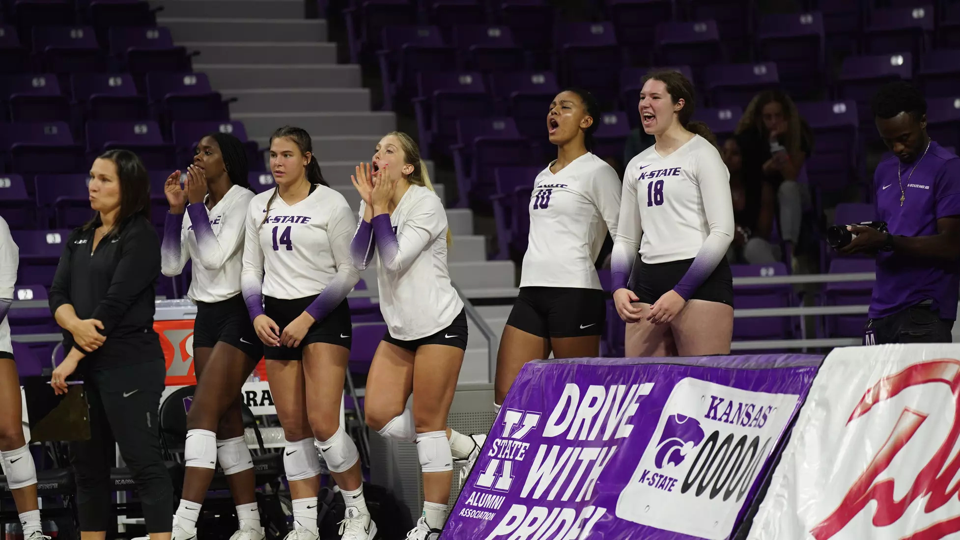 K-State volleyball vs Wayne State