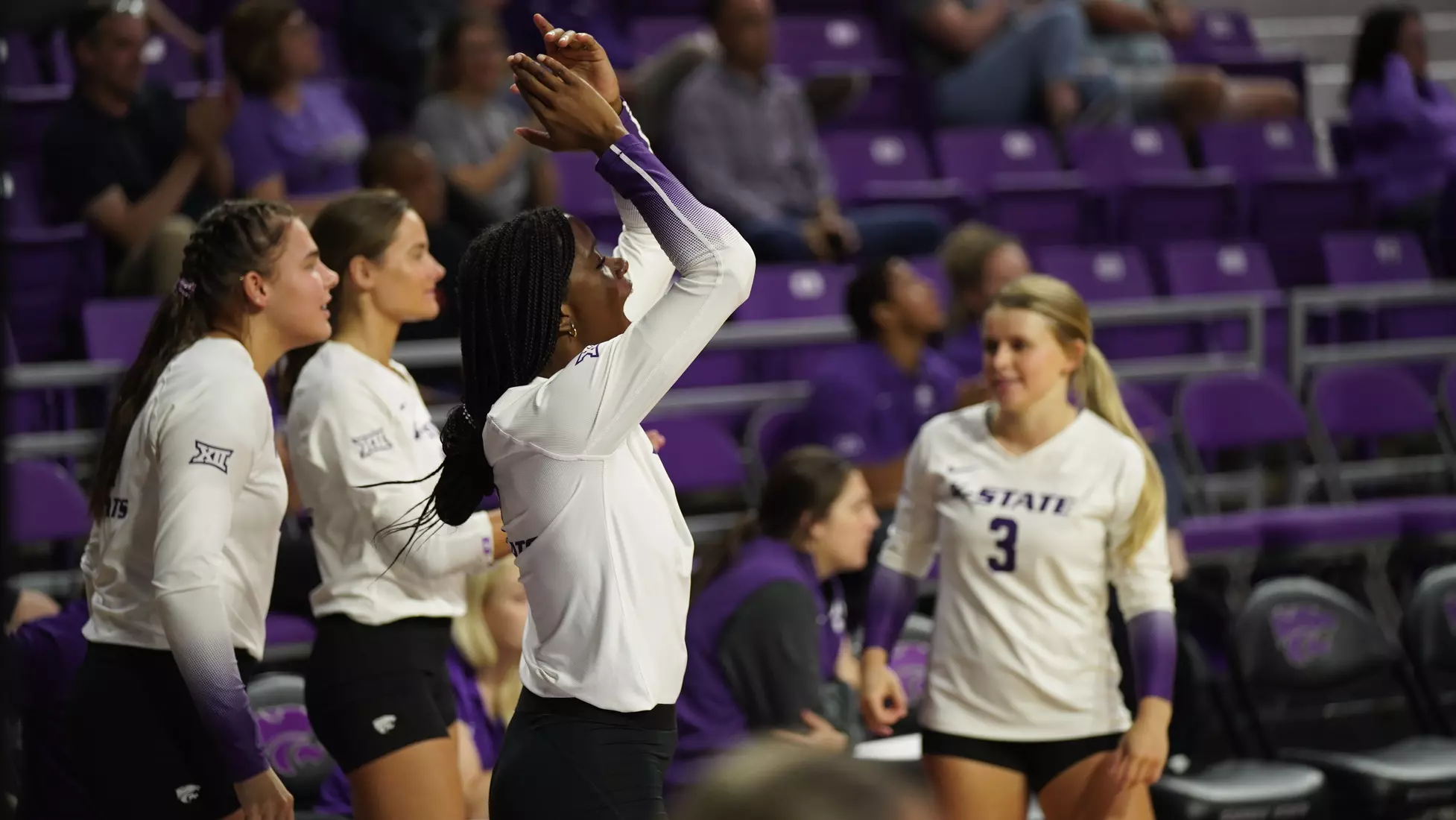 K-State volleyball vs Wayne State