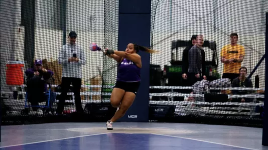 January 13, 2023, Topeka, KANSAS:
2023 KU-KSU-WSU Triangular at Washburn Indoor Atheltic Center in Topeka, KANSAS Friday, January 13, 2023.  
(Photo by Joshua Strong/Kansas State University Athletics) *** Local Caption ***
