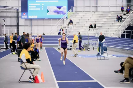 January 13, 2023, Topeka, KANSAS:
2023 KU-KSU-WSU Triangular at Washburn Indoor Atheltic Center in Topeka, KANSAS Friday, January 13, 2023.
(Photo by Joshua Strong/Kansas State University Athletics) *** Local Caption ***